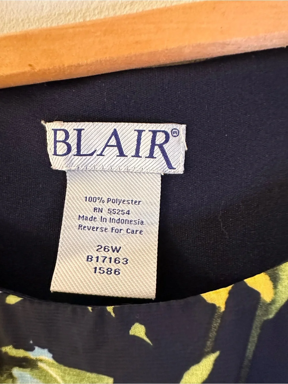Blair Black Floral Midi Dress with Yellow & Teal Bloom